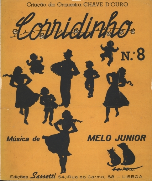 Corridinho N º 8 Melo Junior Criacao Da Orquestra Chave D Ouro Sassetti C ª Editores 1945 Museu Do Fado